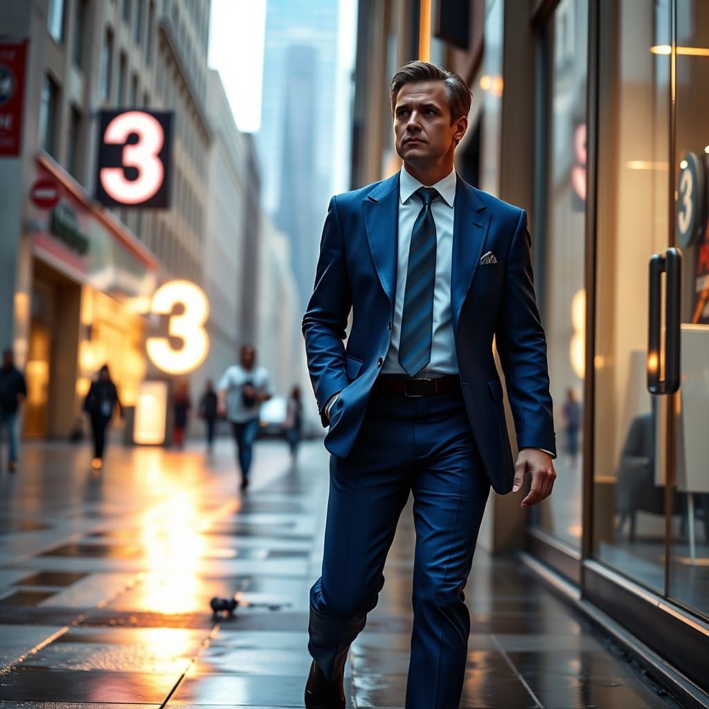 Lex Luthor Steps Out as Rain Stops, Sun Emerges