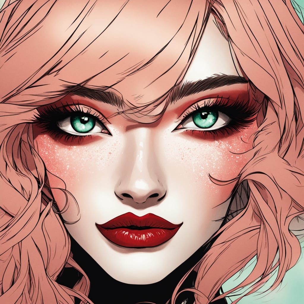 Sultry Indian Goddess with Amber Skin and Luscious Locks