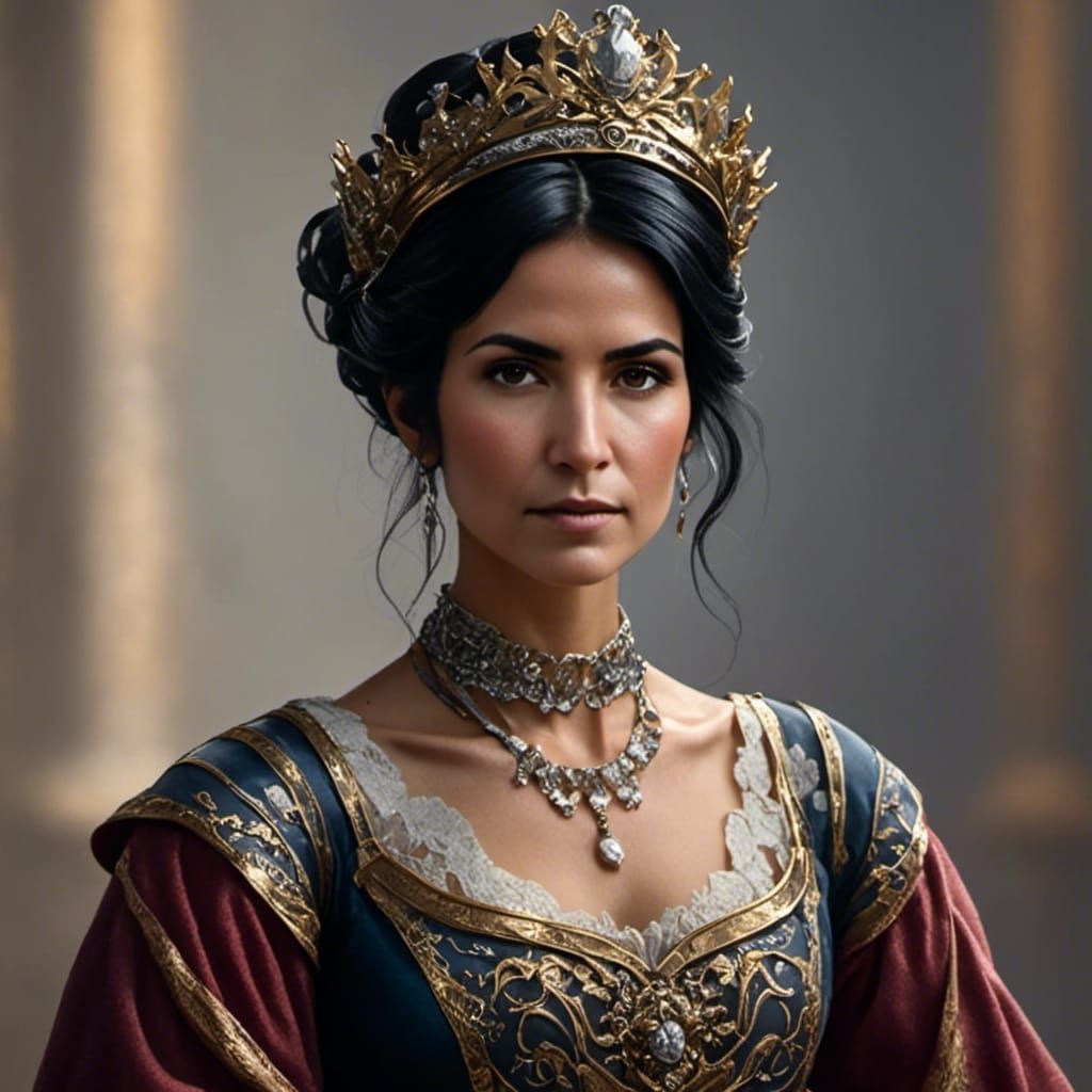 Queen Portrait with Natural Lighting