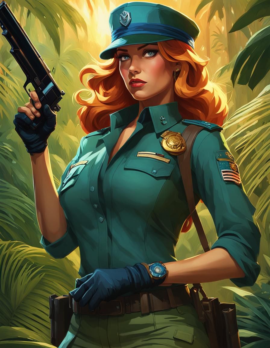 Sunset Shimmer as Spy Infiltrator in Jungle