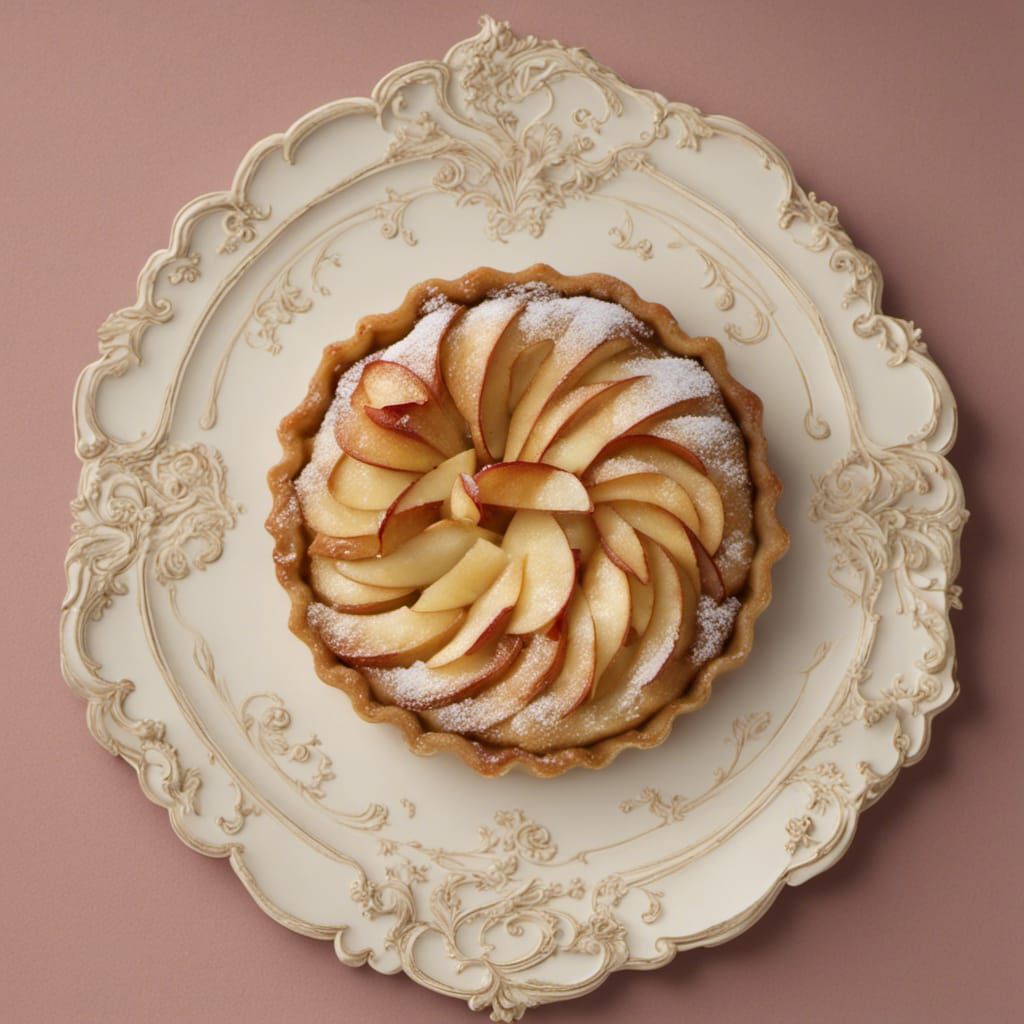 Apple Tart in Rococo Style