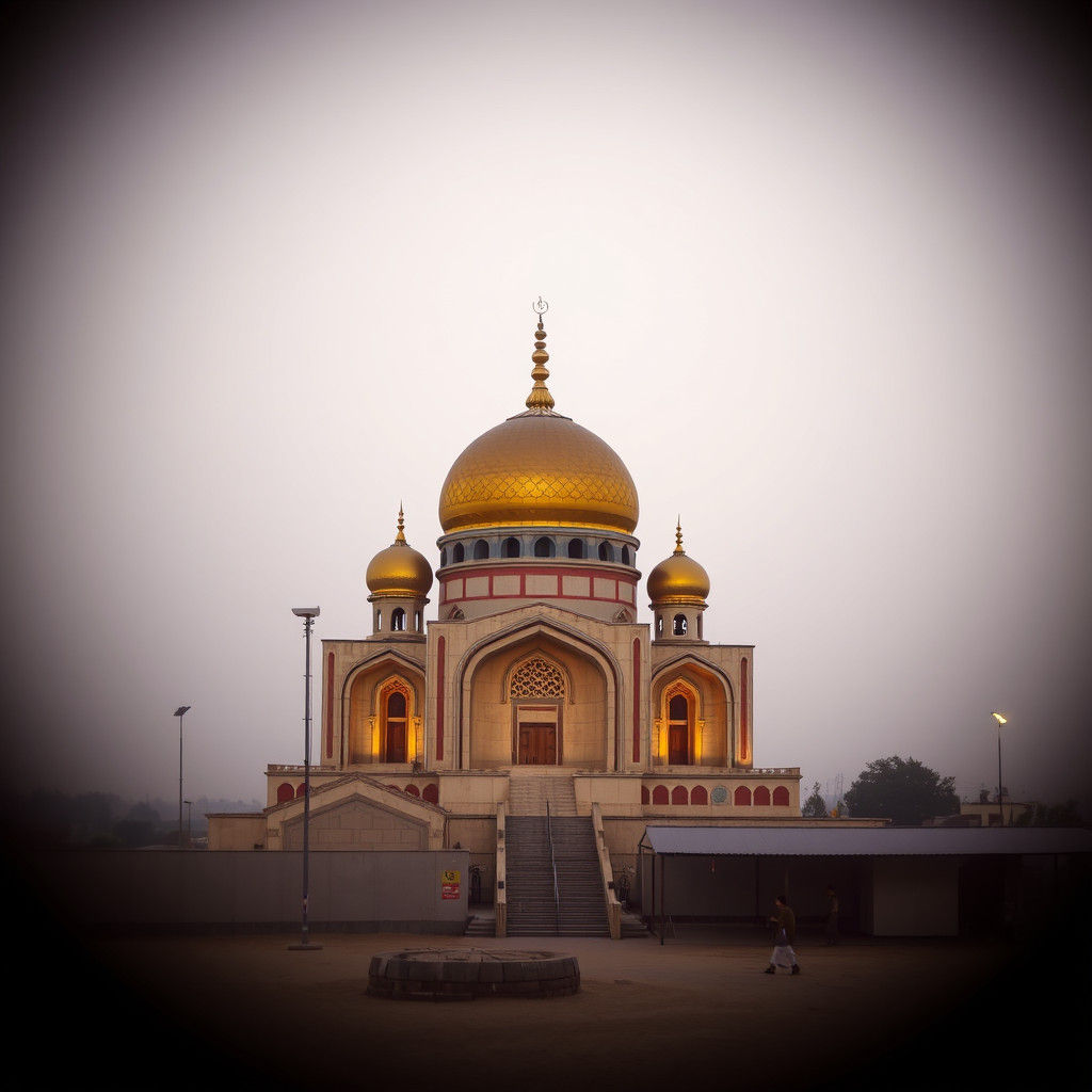 Lonely Artist's Vivid Roadside Masterpiece