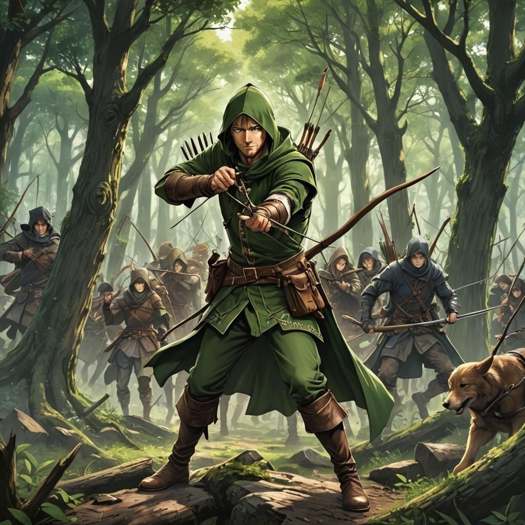 Anime Robin Hood: Sherwood Forest Outlaw