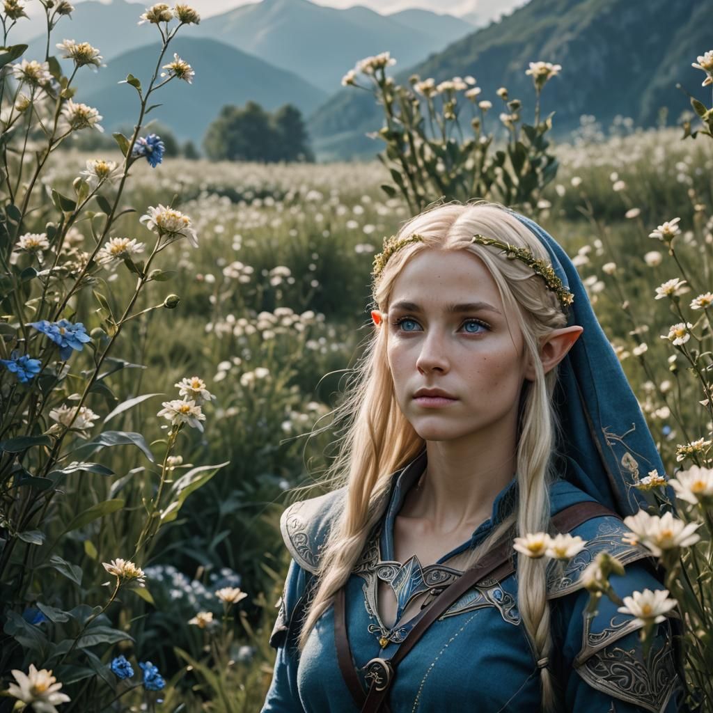 Elven Archer Portrait in Middle Earth