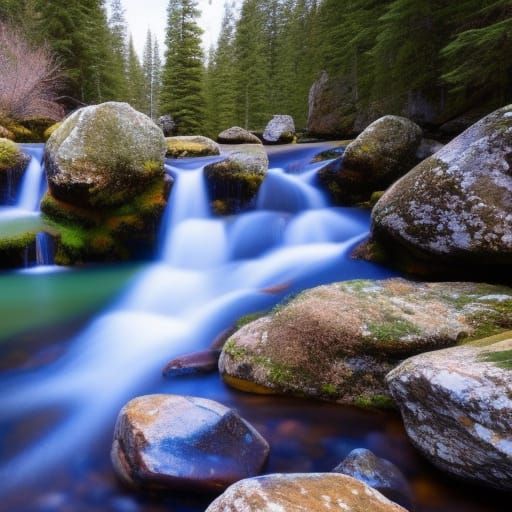 Jewelpunk River: Dramatic Digital Matte Painting