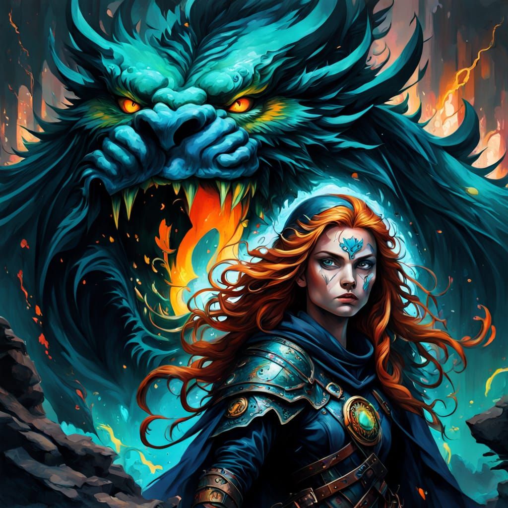 Dragon's Eyes in Graffiti Splendor