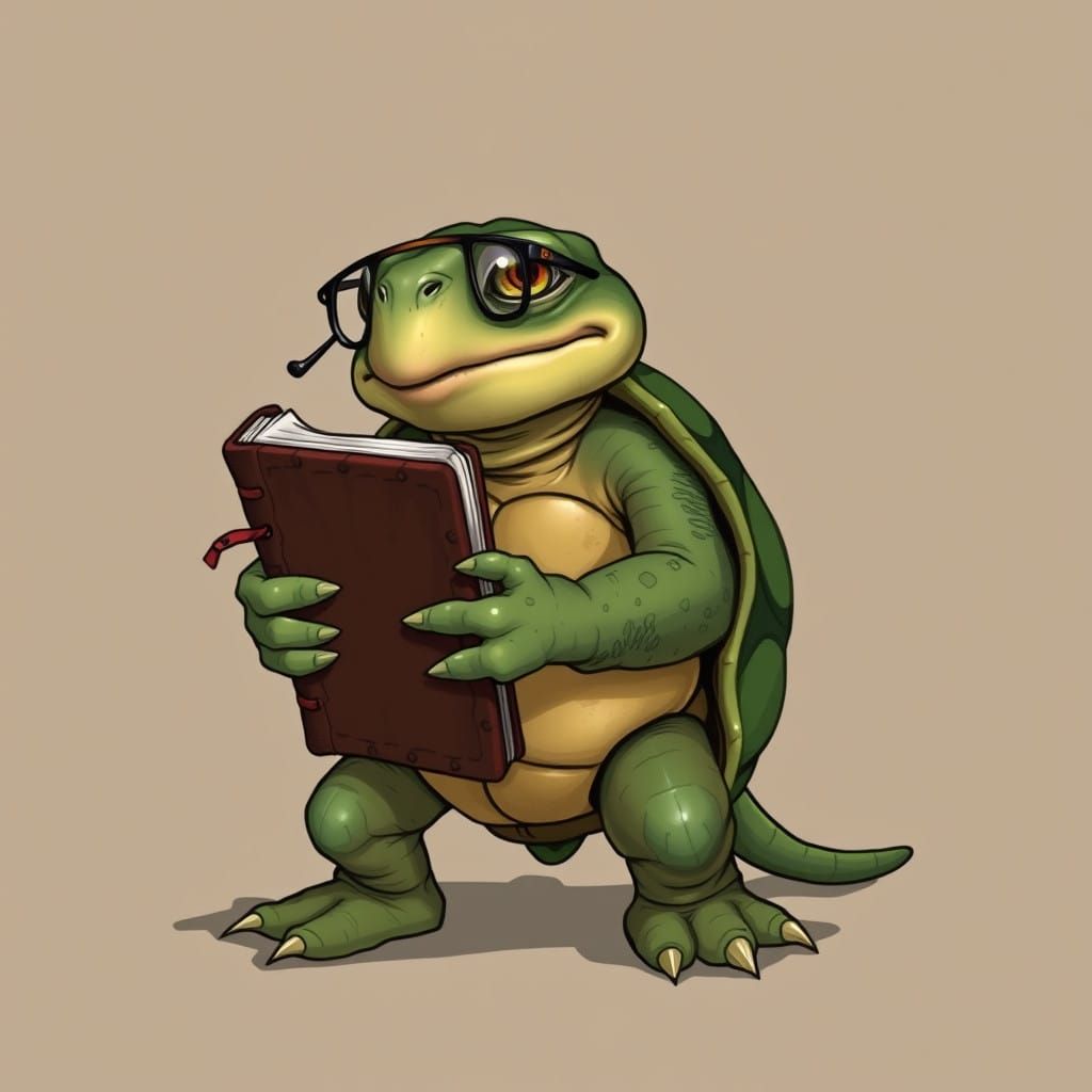 Ancient Tortle Sage in Muted Mystic Realms