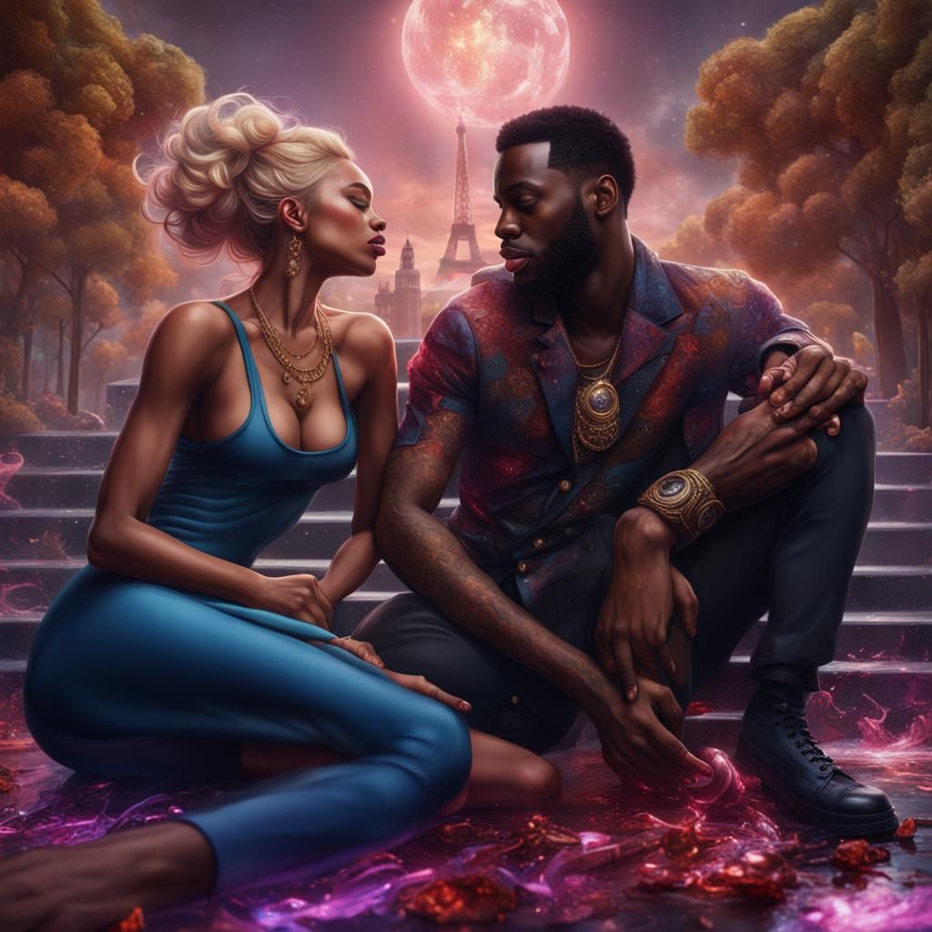 Detailed Matte Painting of Feet