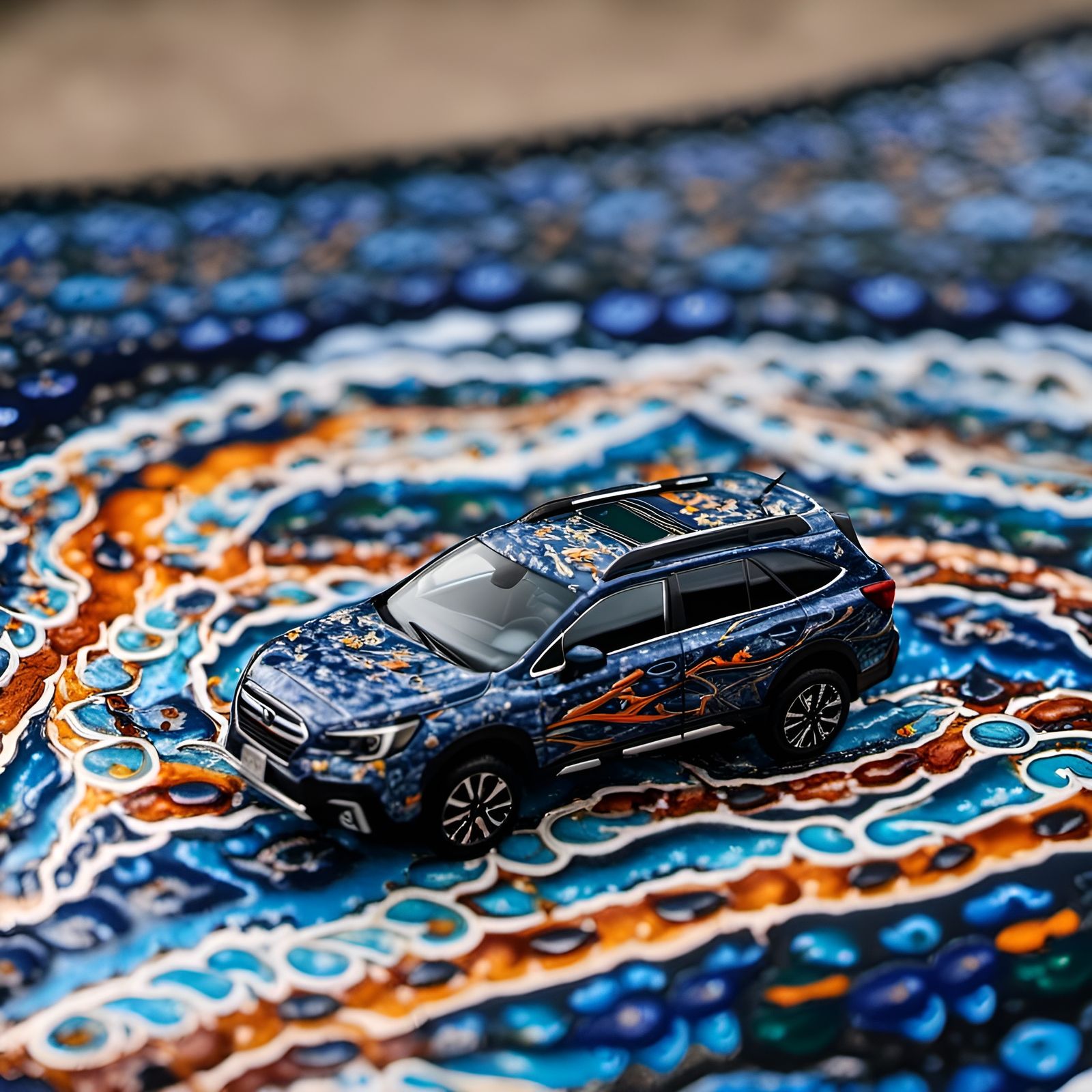 Custom Paint Design on 2021 Subaru Outback