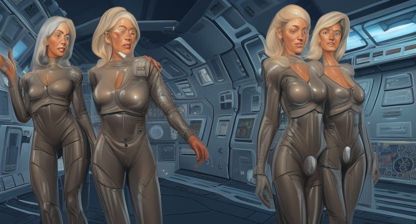 Sci-Fi Starship Cabin Concept Art