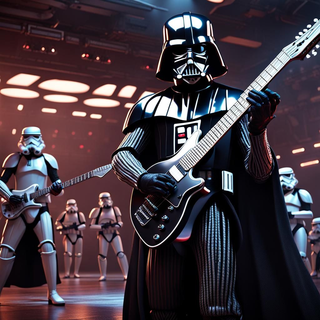 Darth Vader's Rock Band: Matte Painting