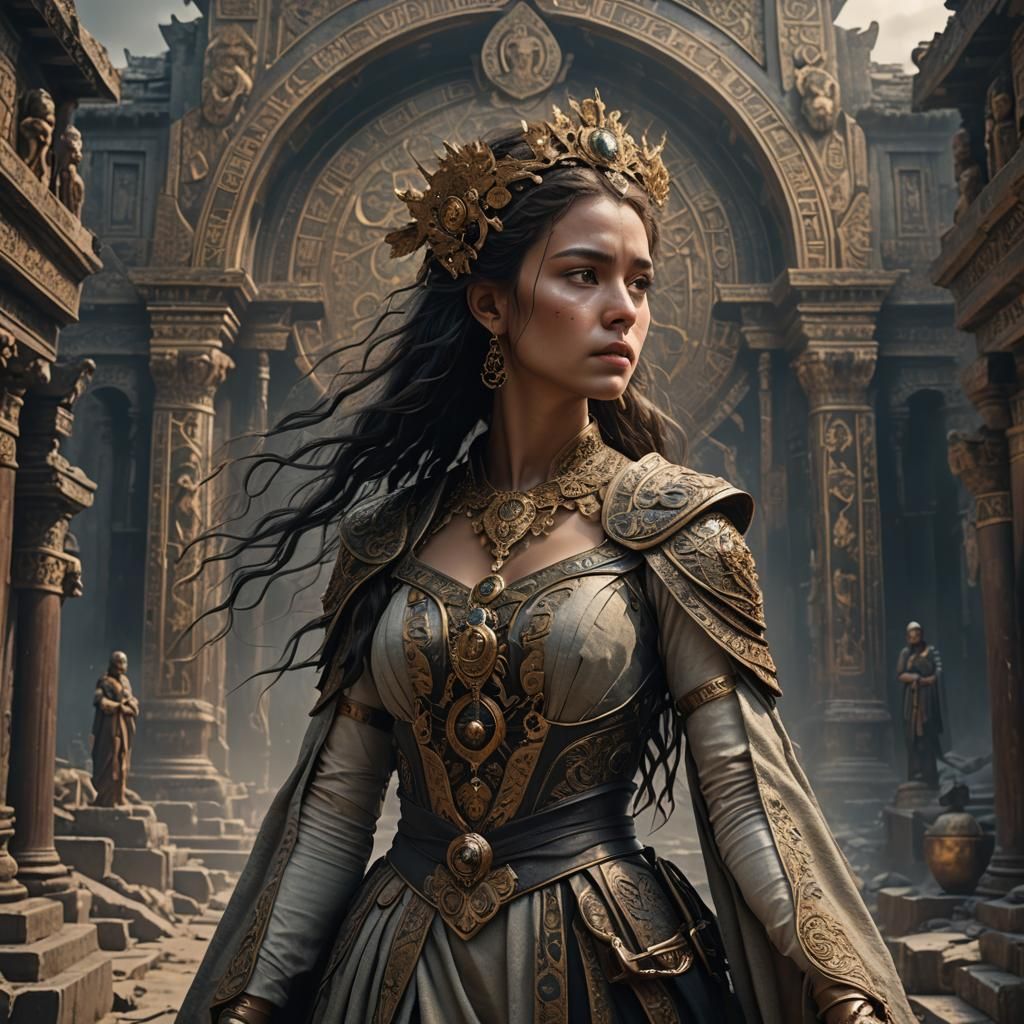 Immortal Girl: A Digital Matte Painting