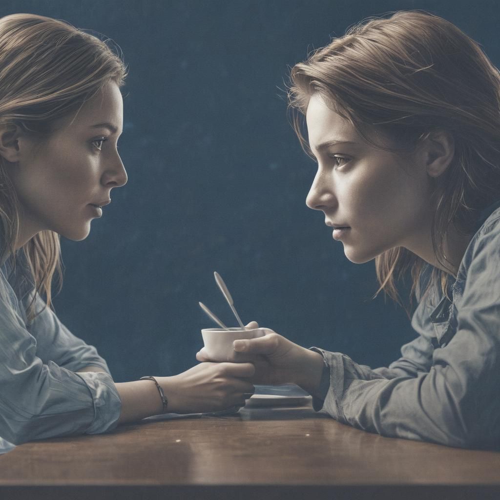 Intense Negotiation Scene in Cinematic Style