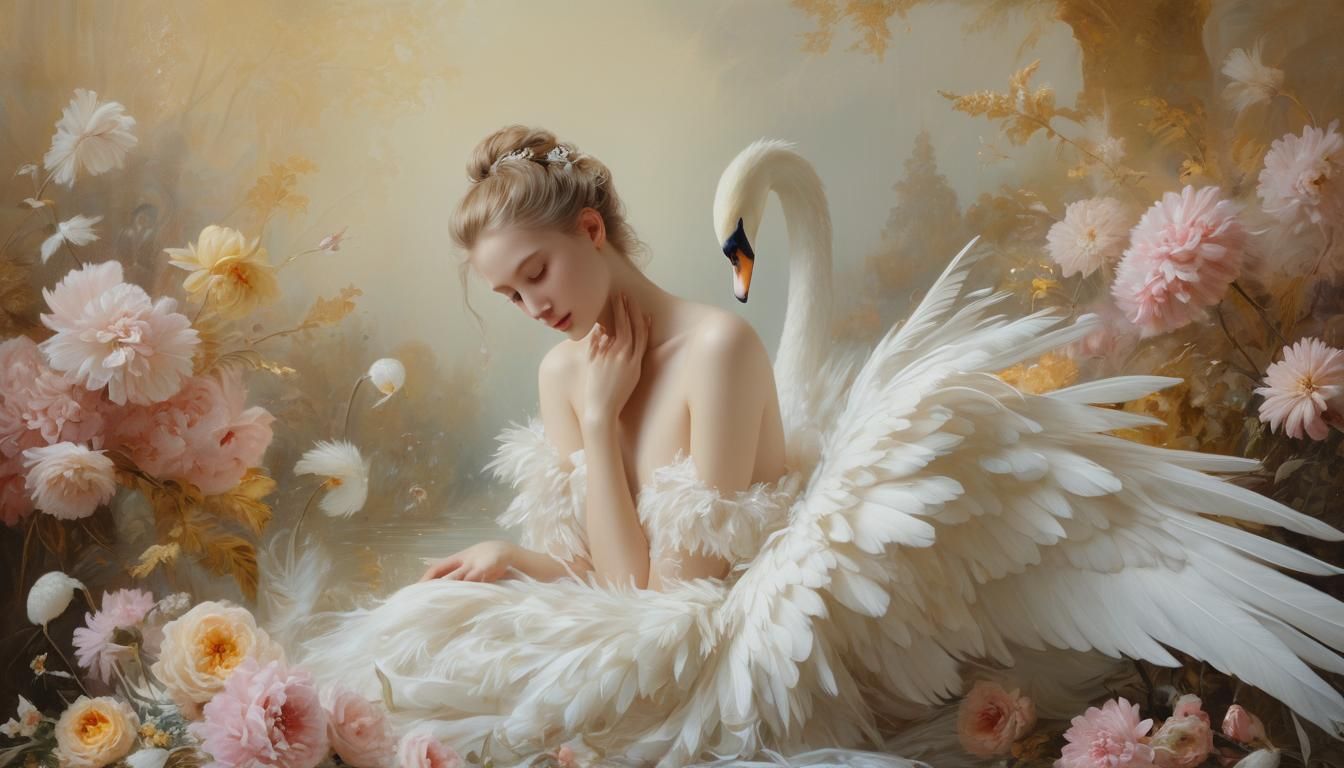 Dreaming swans