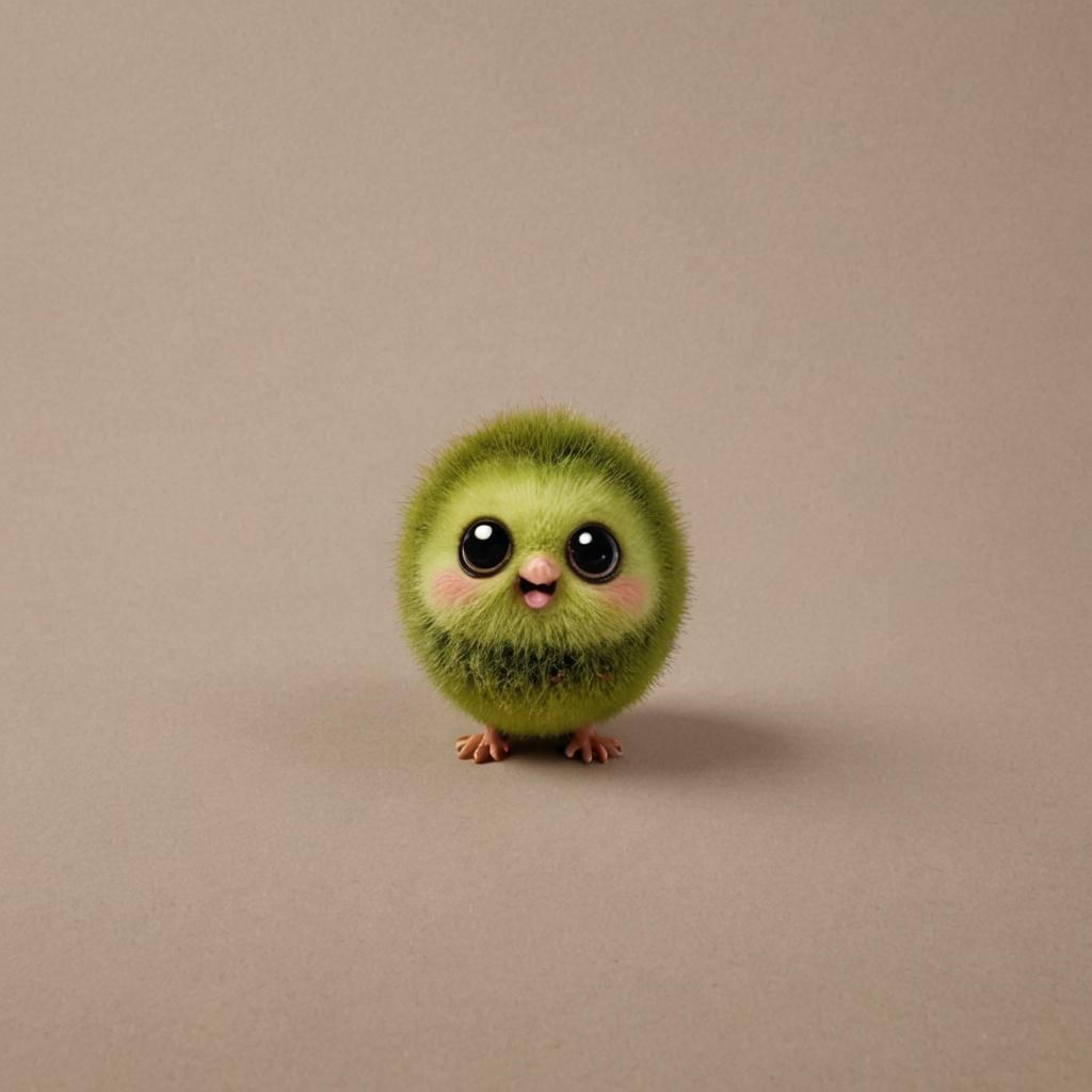 Adorable Chibi Kiwi in Chibi Land