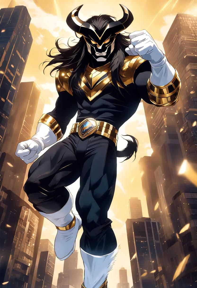 Anthro Buffalo Power Ranger in Metropolis