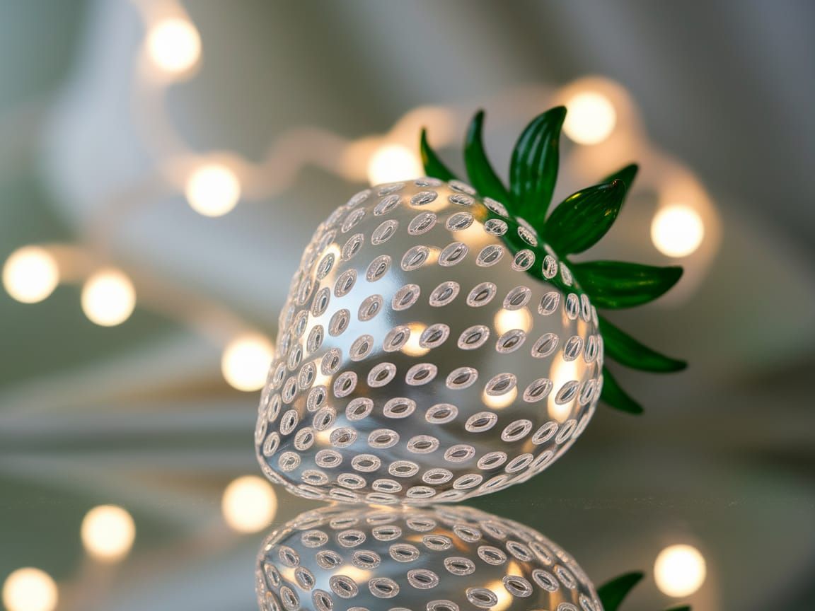 Crystal Strawberry in Soft Focus