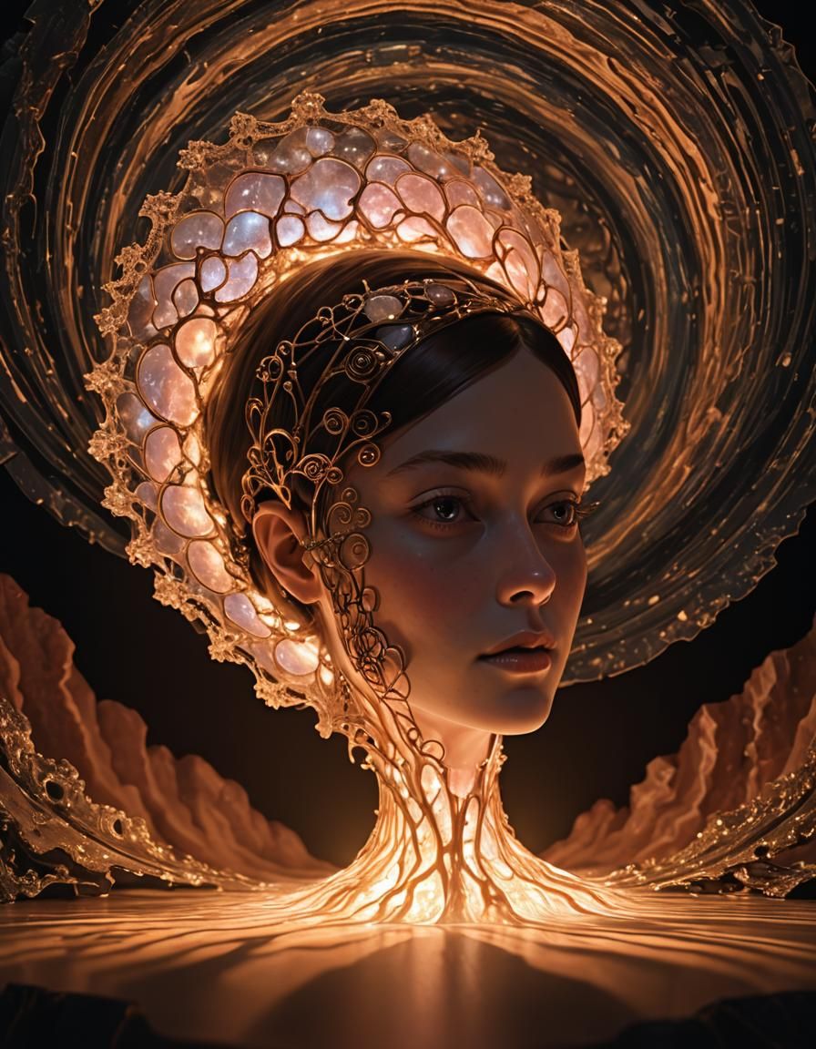 Surreal Automaton Audrey's Twisted Memories