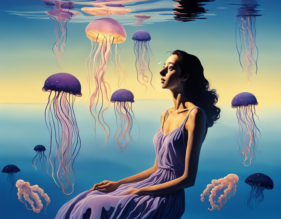 Depth of Inner Peace in Liquid Thought