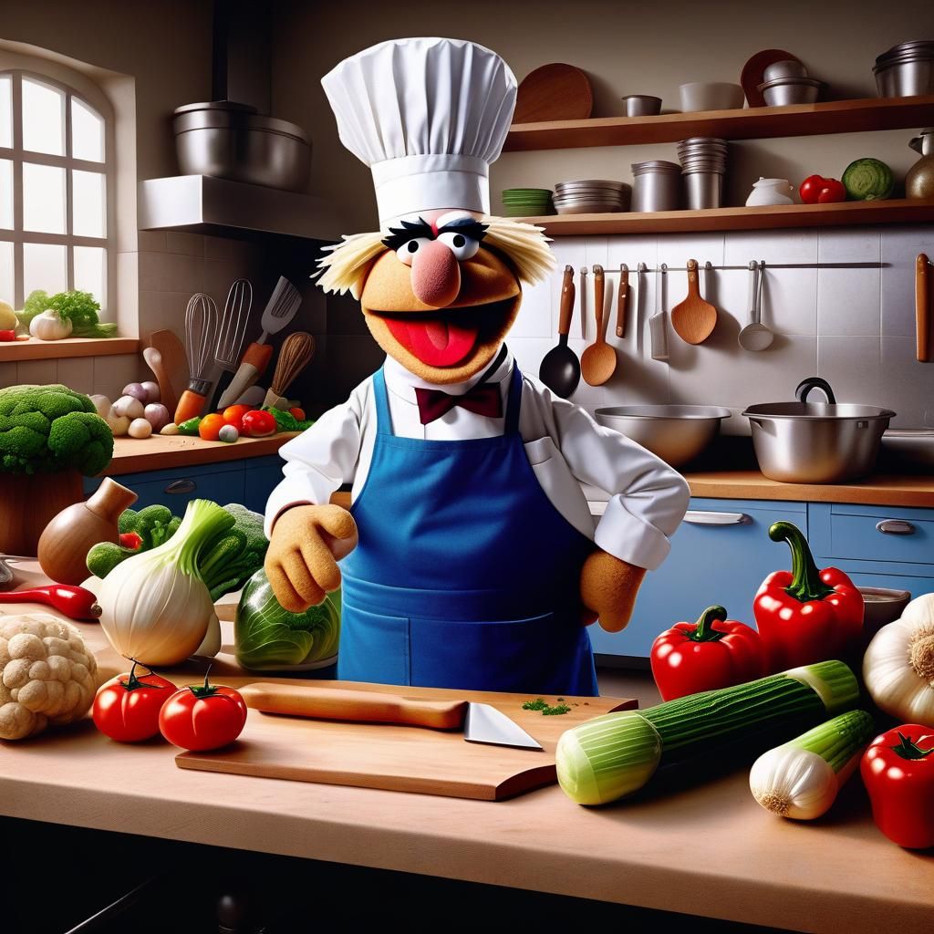 The Swedish chef from The Muppet Show