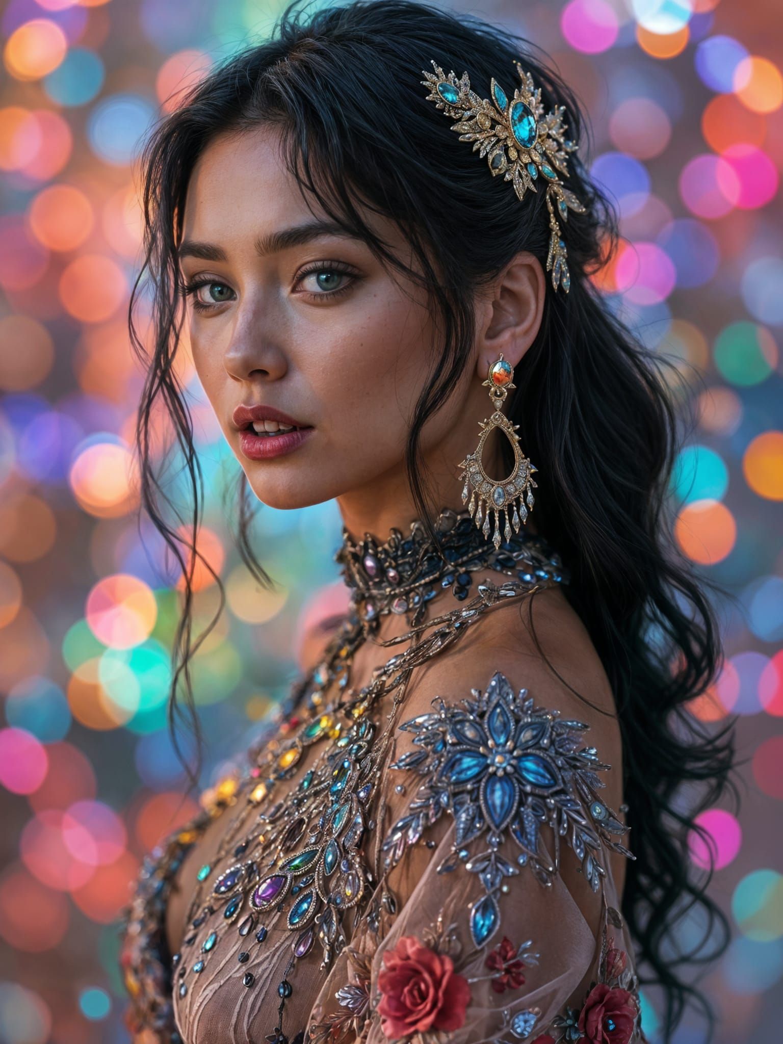 Ethereal Beauty in Abstract Impressionism