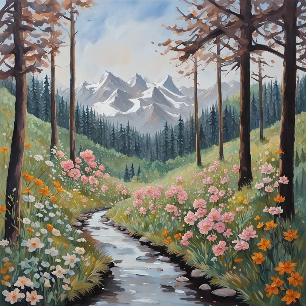 Gouache Painting: Journey to Beautiful Places