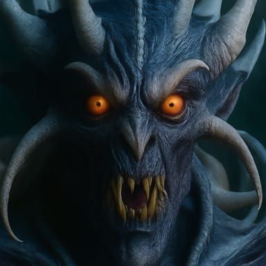Creepy Demon Lord Lucifer in Photorealistic Style