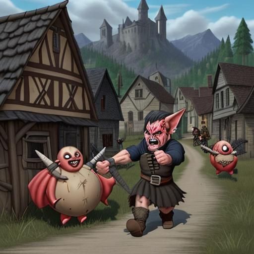 terrorize the townsfolk.