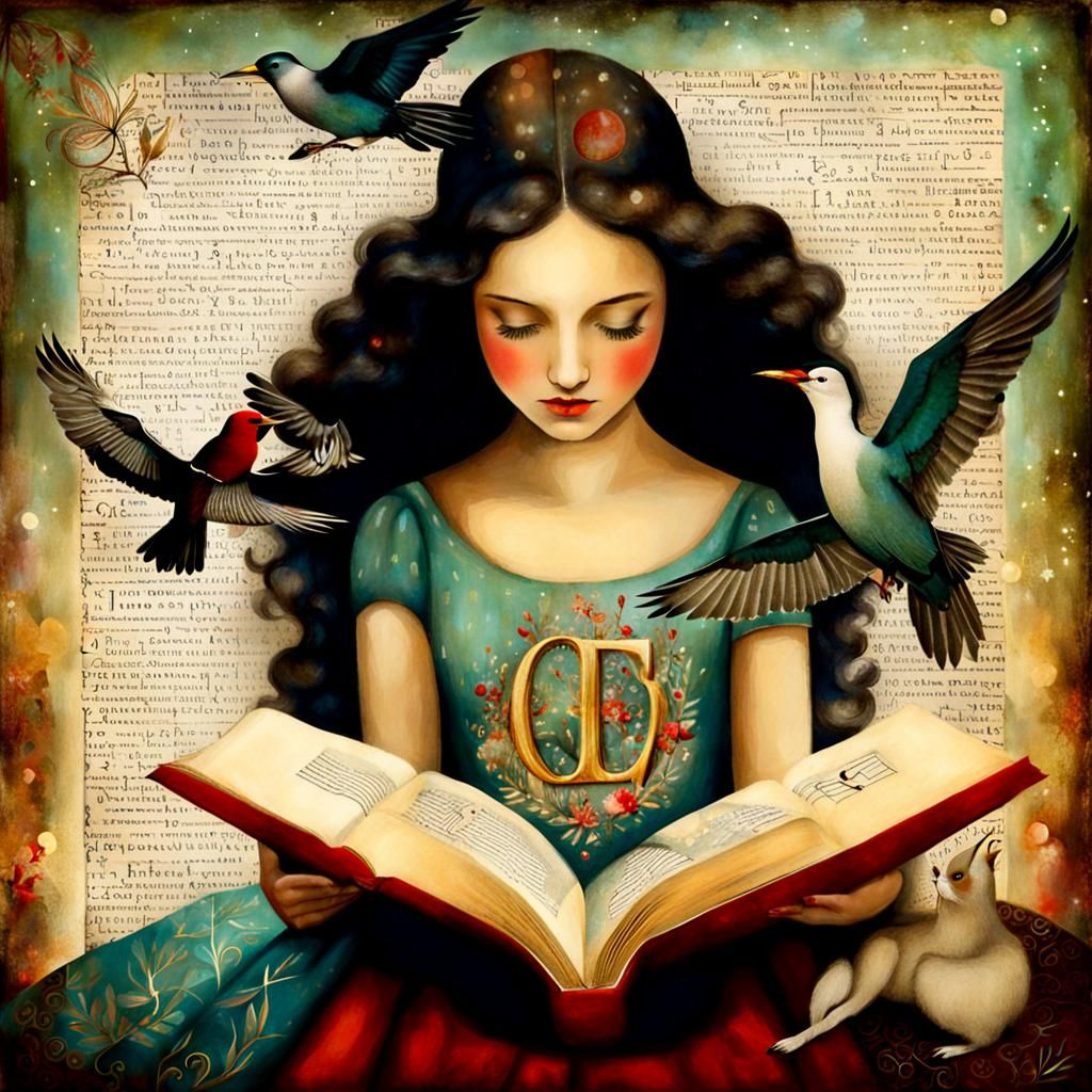 Reading: Surreal Letter Art by Catrin Welz-Stein
