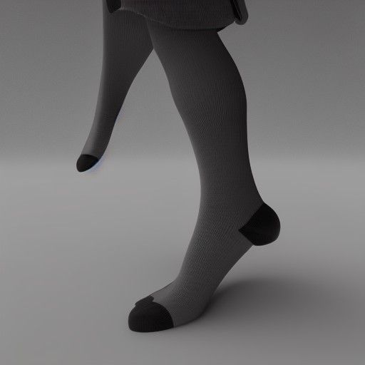 One Shoe On: 3D Rendered Artstation Trend