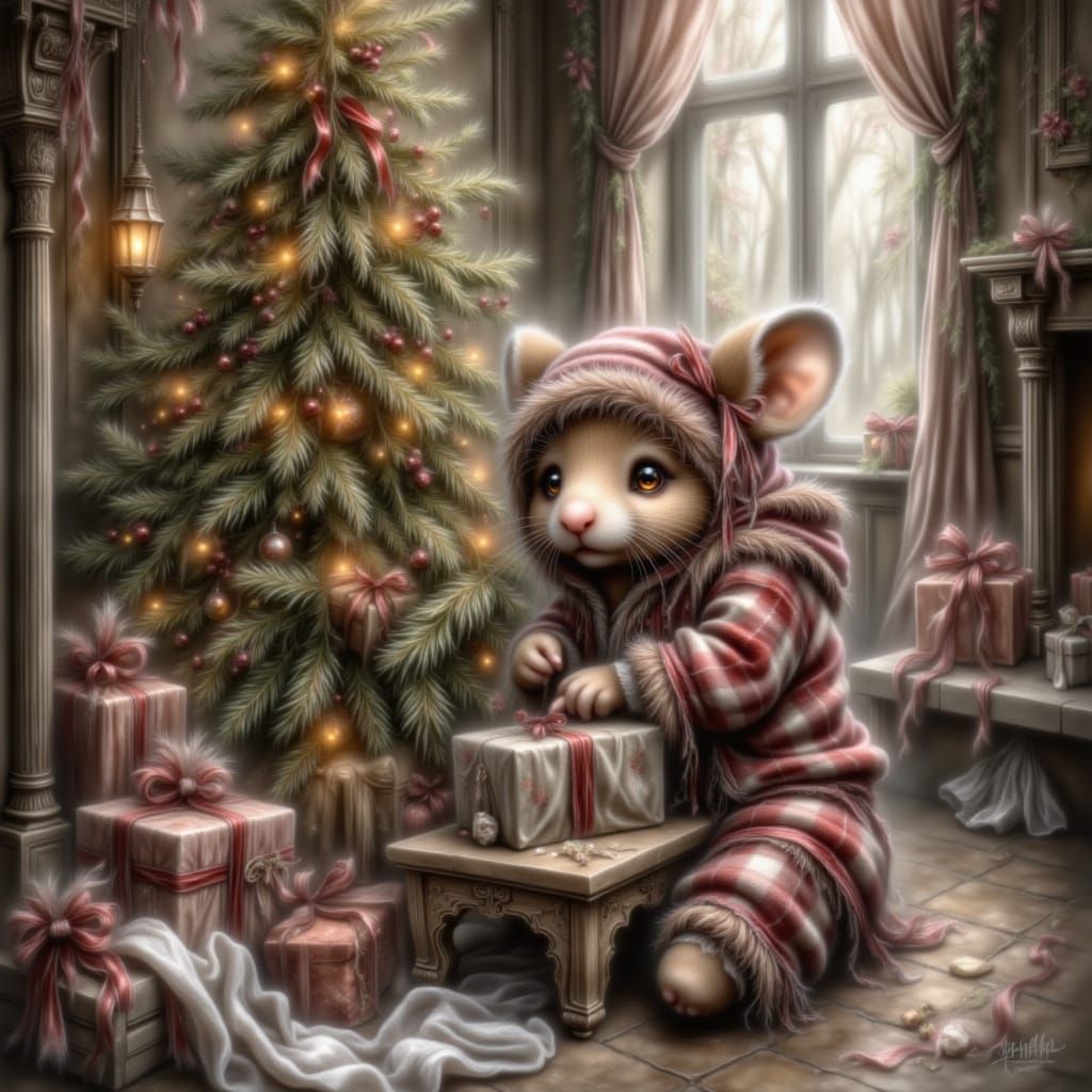 Christmas mouse