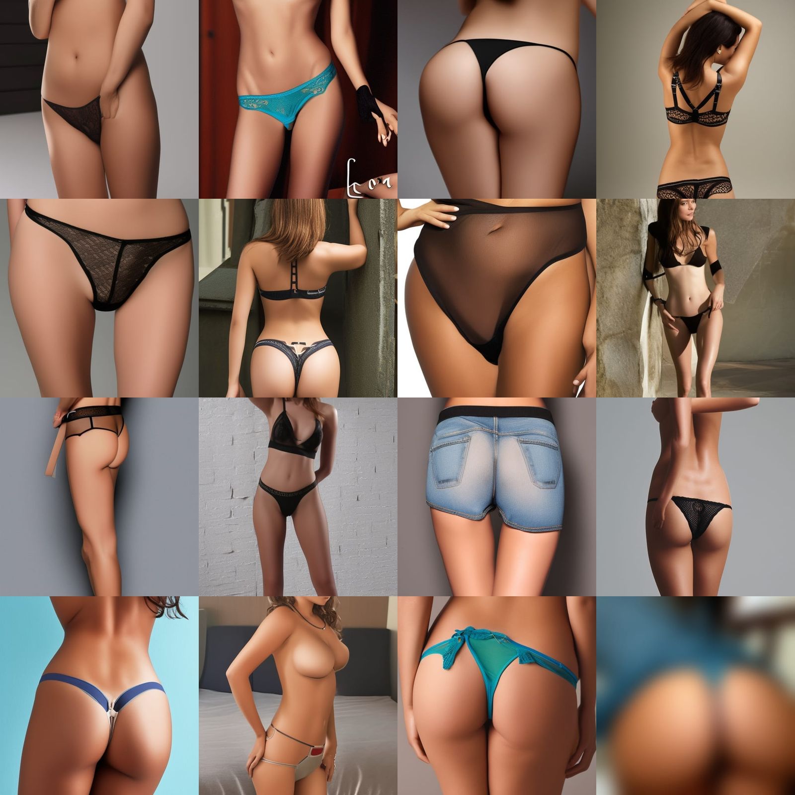AI Interpretation of 'one part G-string'