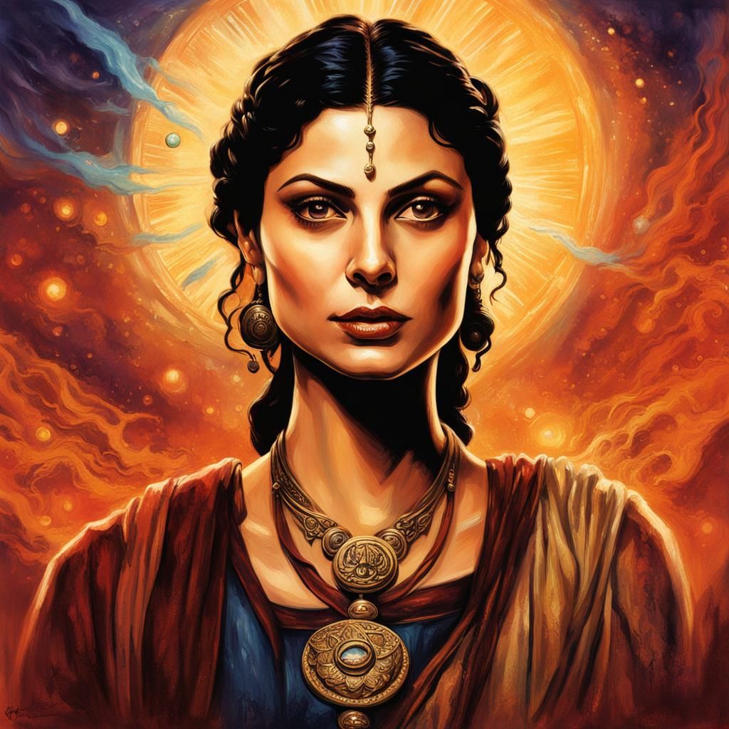 Hyperrealistic Portrait of a Woman with Dramatic Lighting