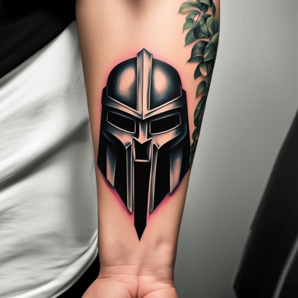 Small Arm Tattoo of MF Doom