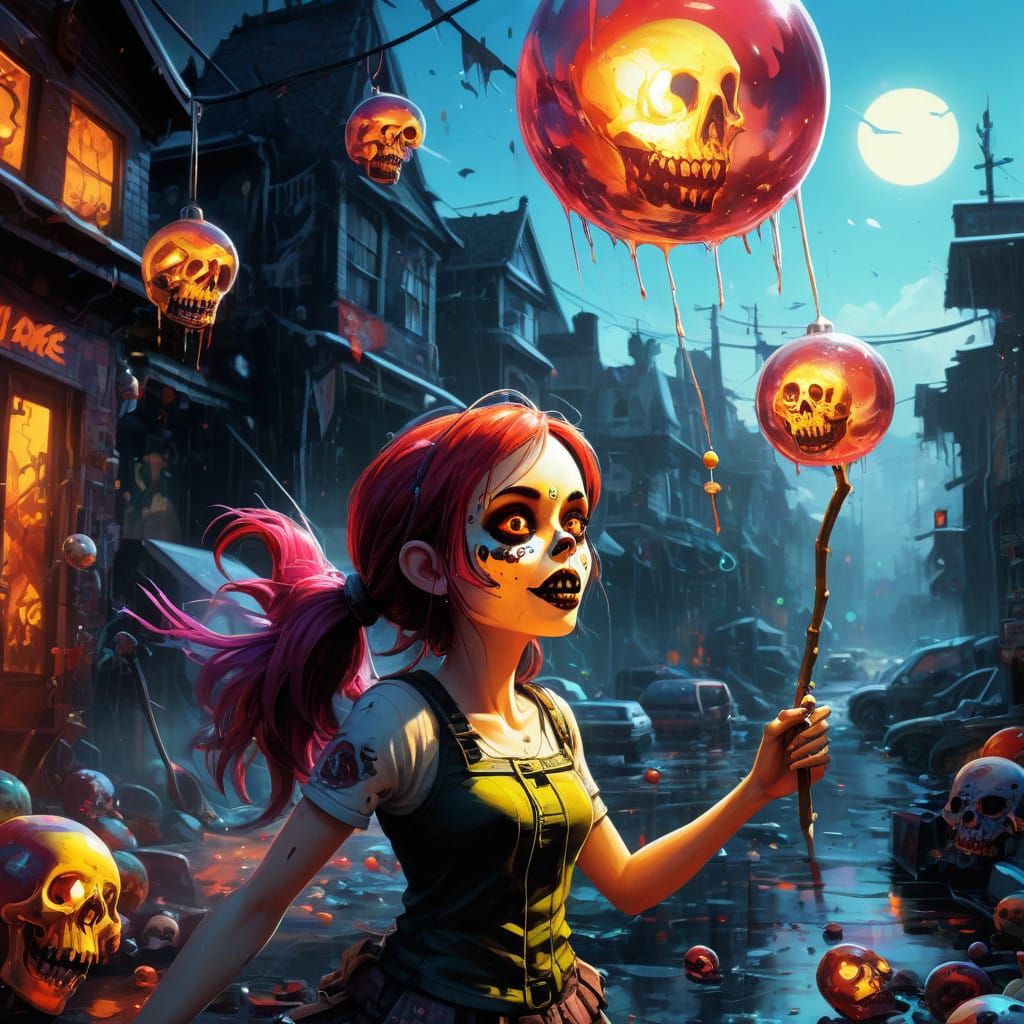 Surreal Christmas Clown Zombie Monkey Monster Kingdom