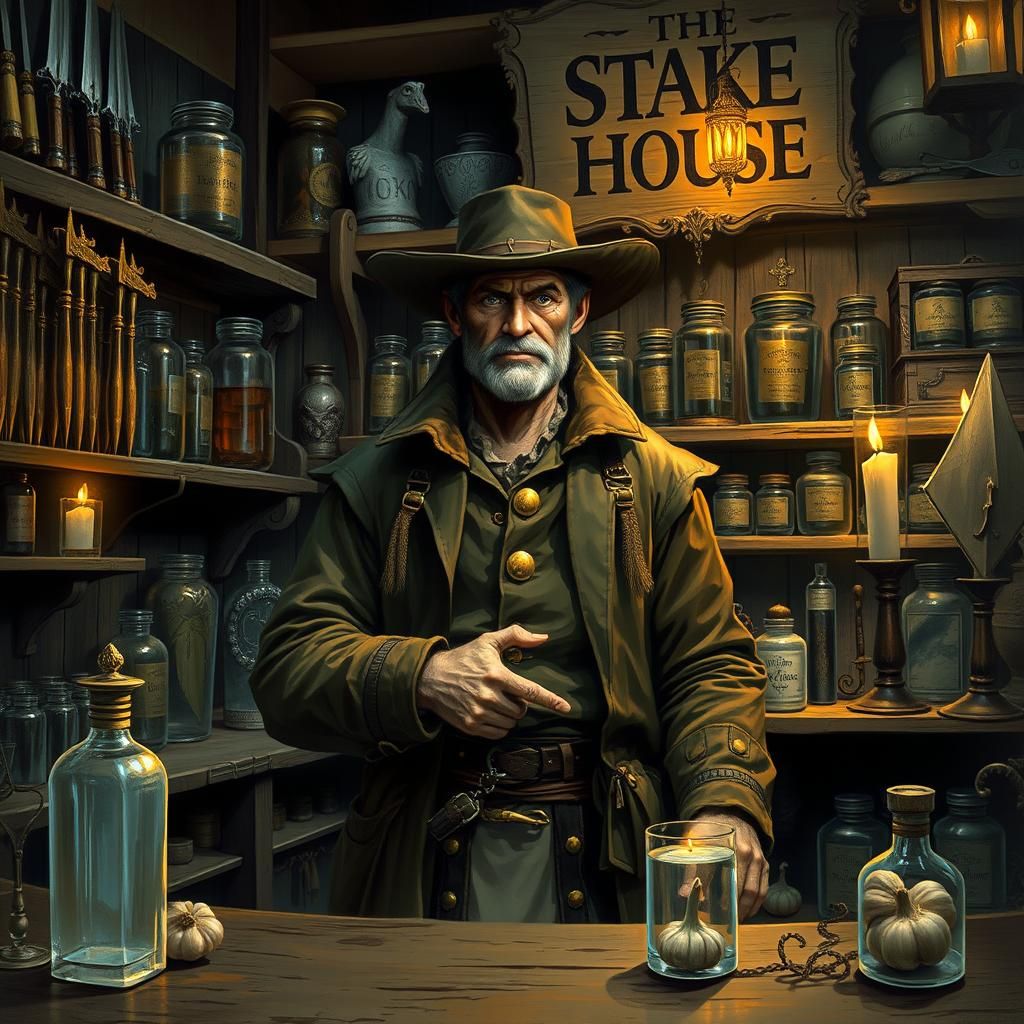 Vampire Hunter's Armory in a Gothic Apothecary Style