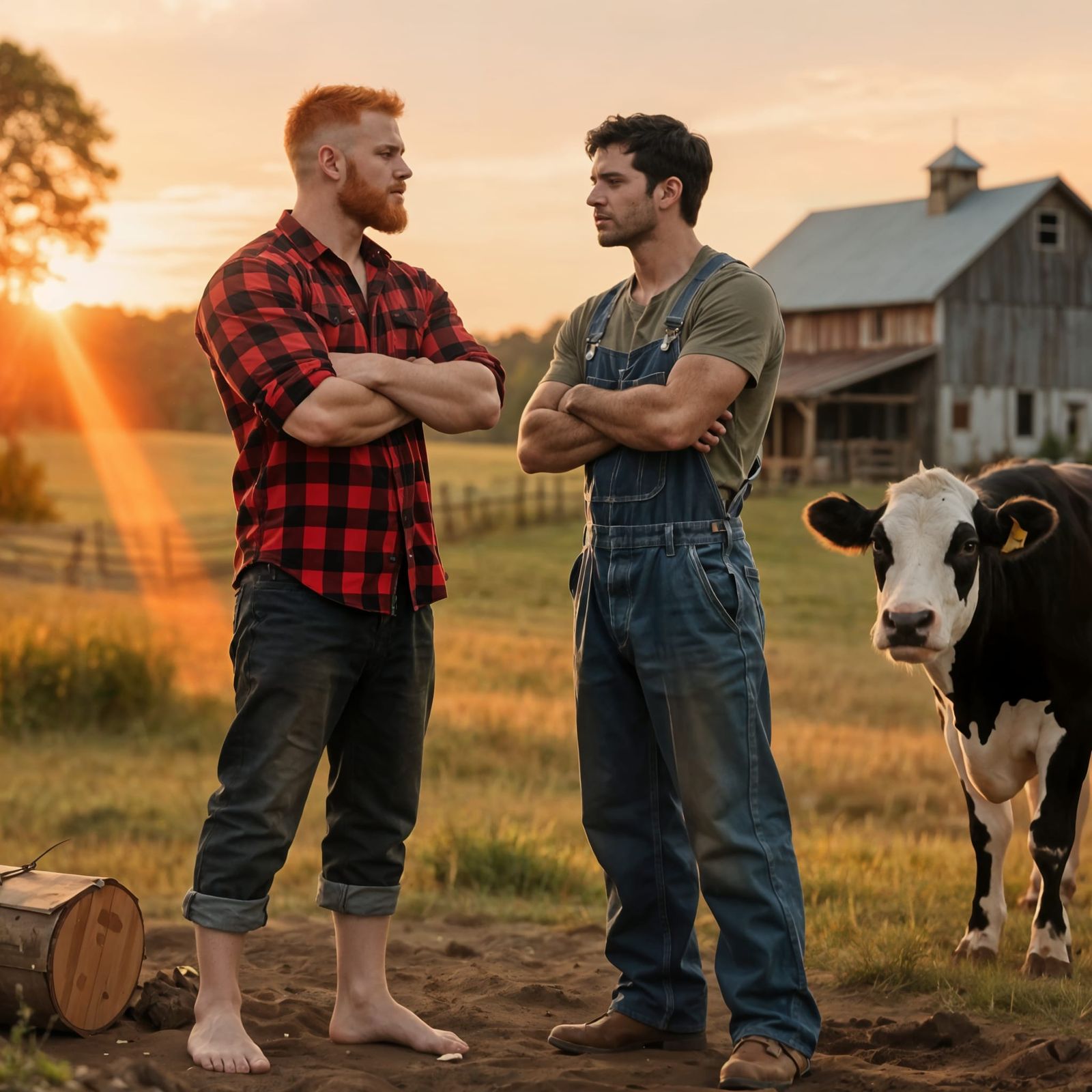 Hillbilly Brothers Share Tense Moment on Tennessee Farm