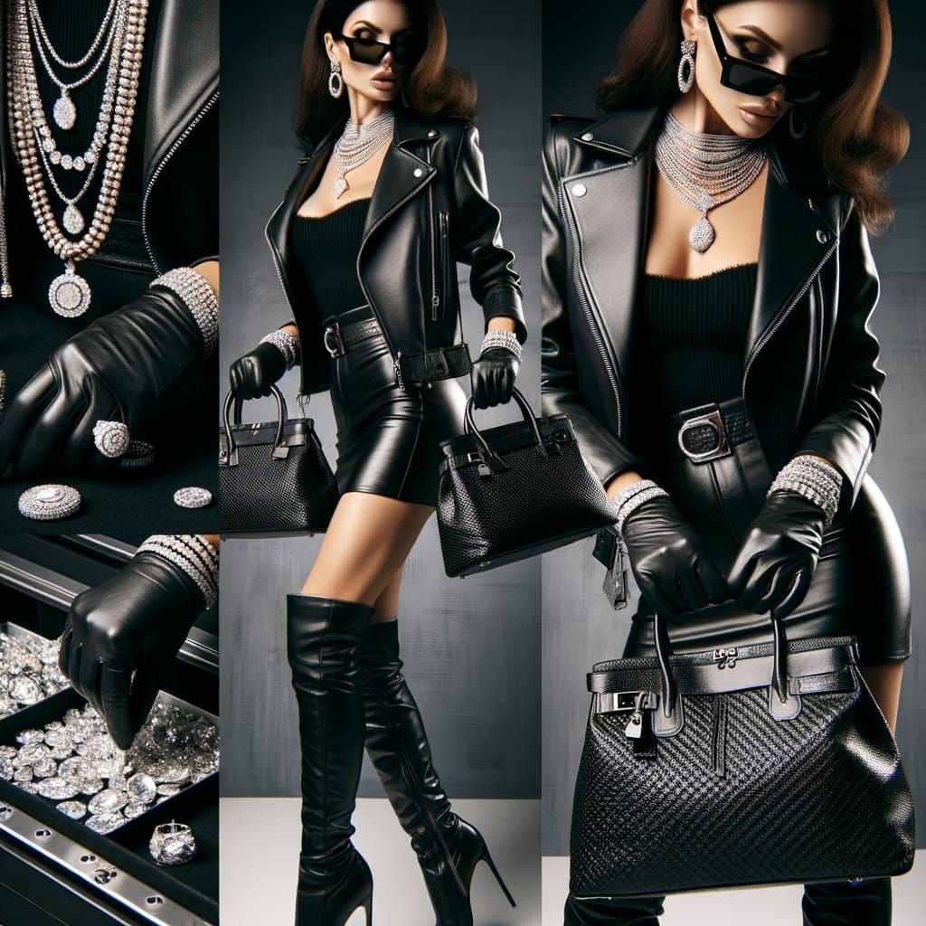 Leather-Clad Jewel Thief's Audacious Heist
