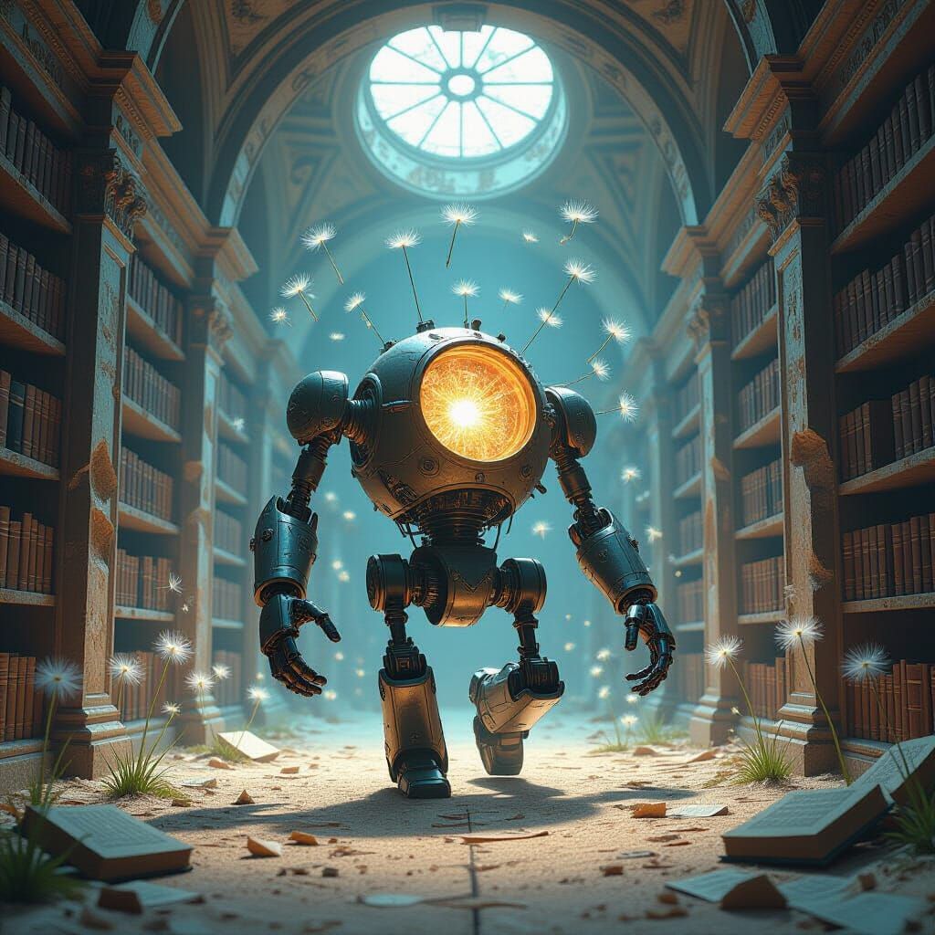 Ethereal Automaton Transforms in Forgotten Library