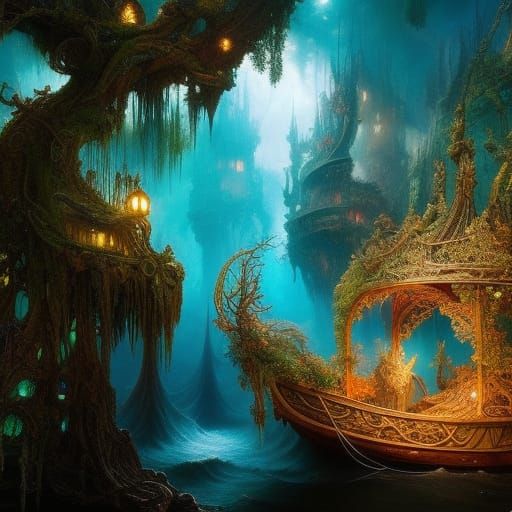 💫faerie rococo oak boat 🌌💖