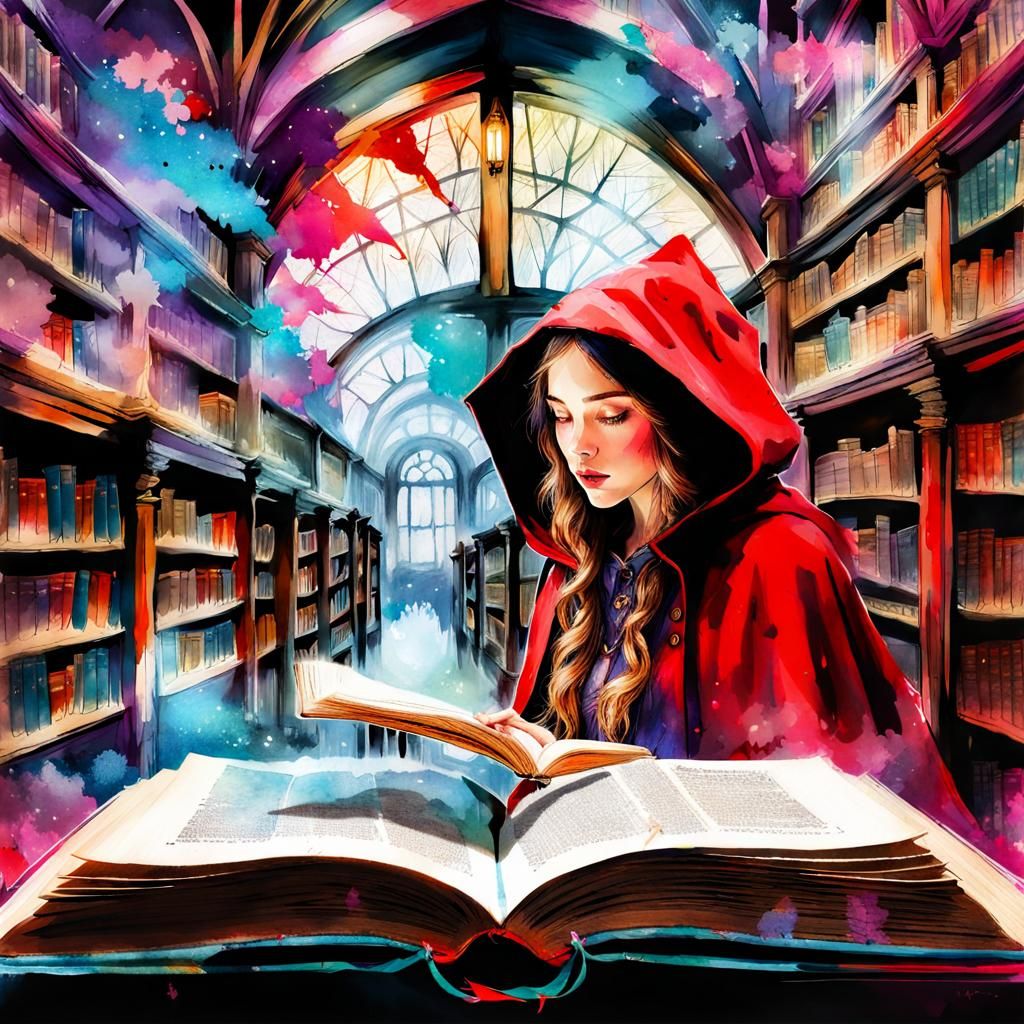 Red Riding Hood's Watercolor Fairytale Book