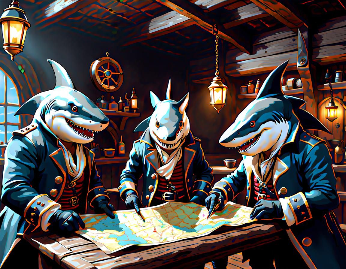 Royal Sharks Navy Officers
