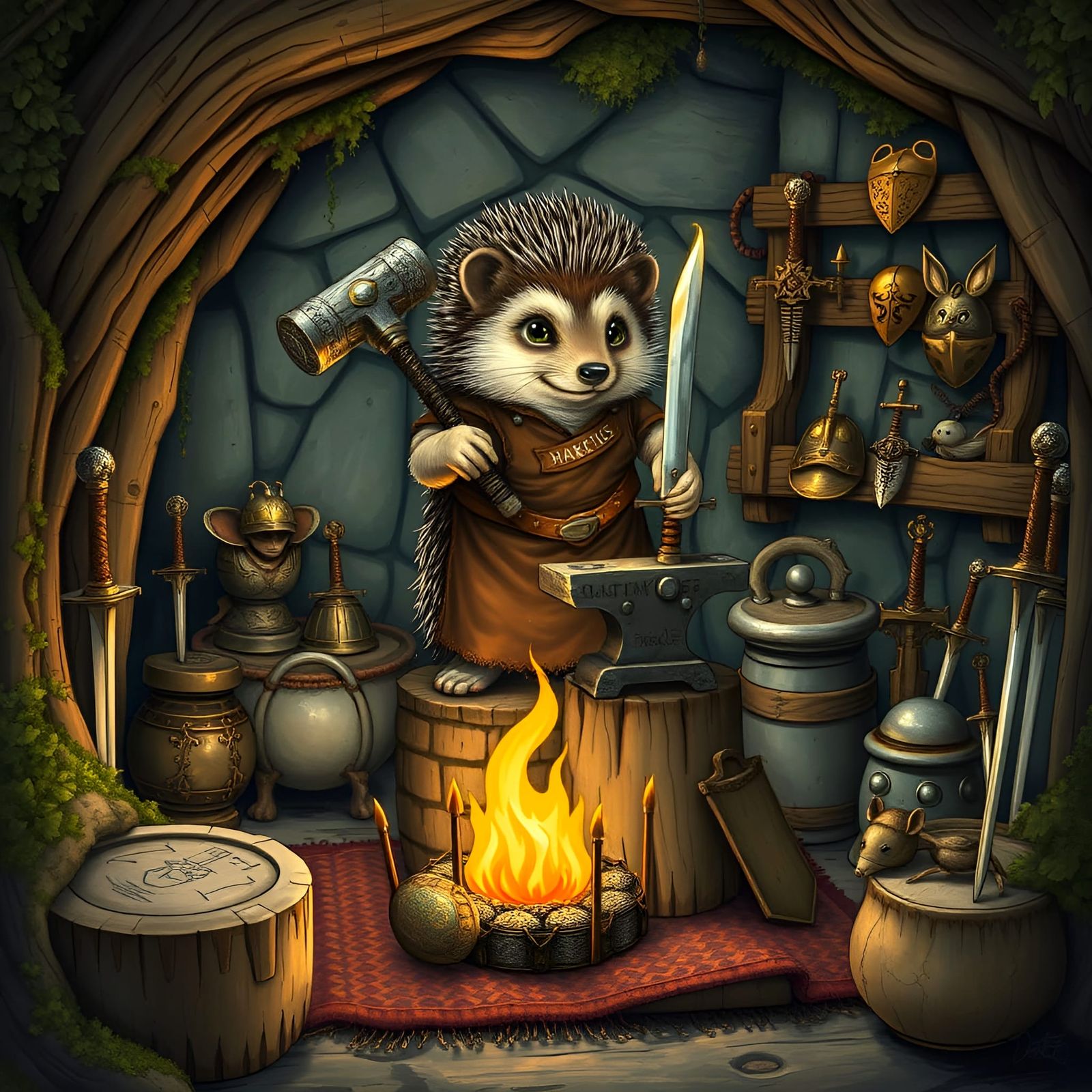 Hedgehog Blacksmith