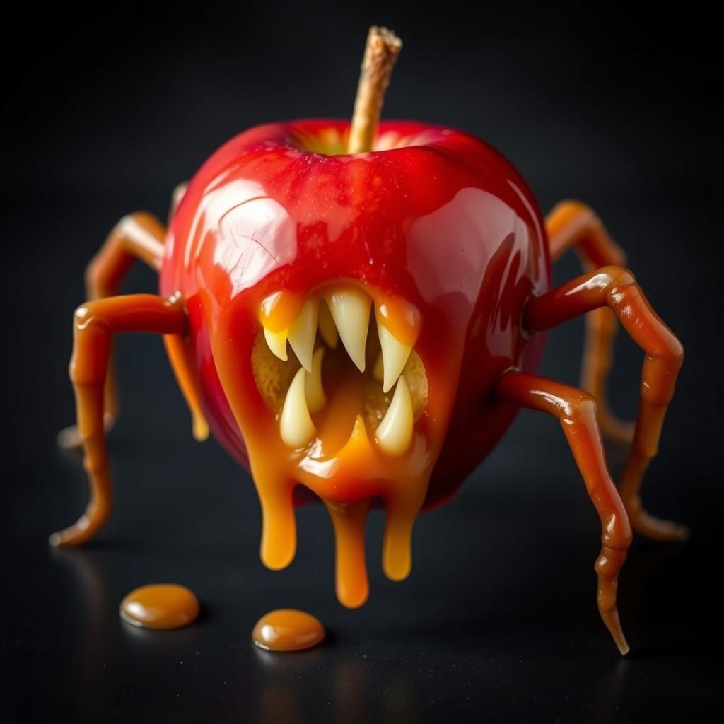 Frightful Candy Creature Reveals Sharp Teeth