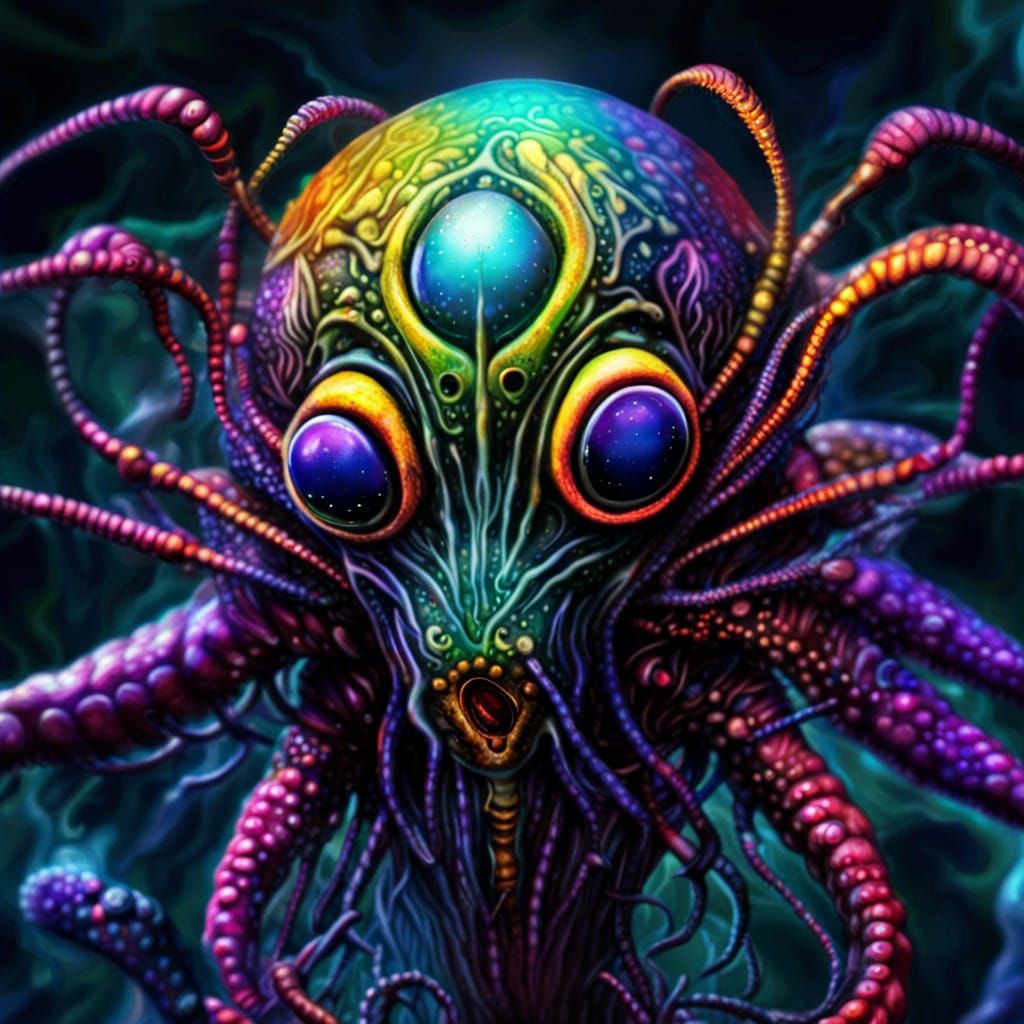 Dark Horror: Molecular Alien Microbiological Invasion