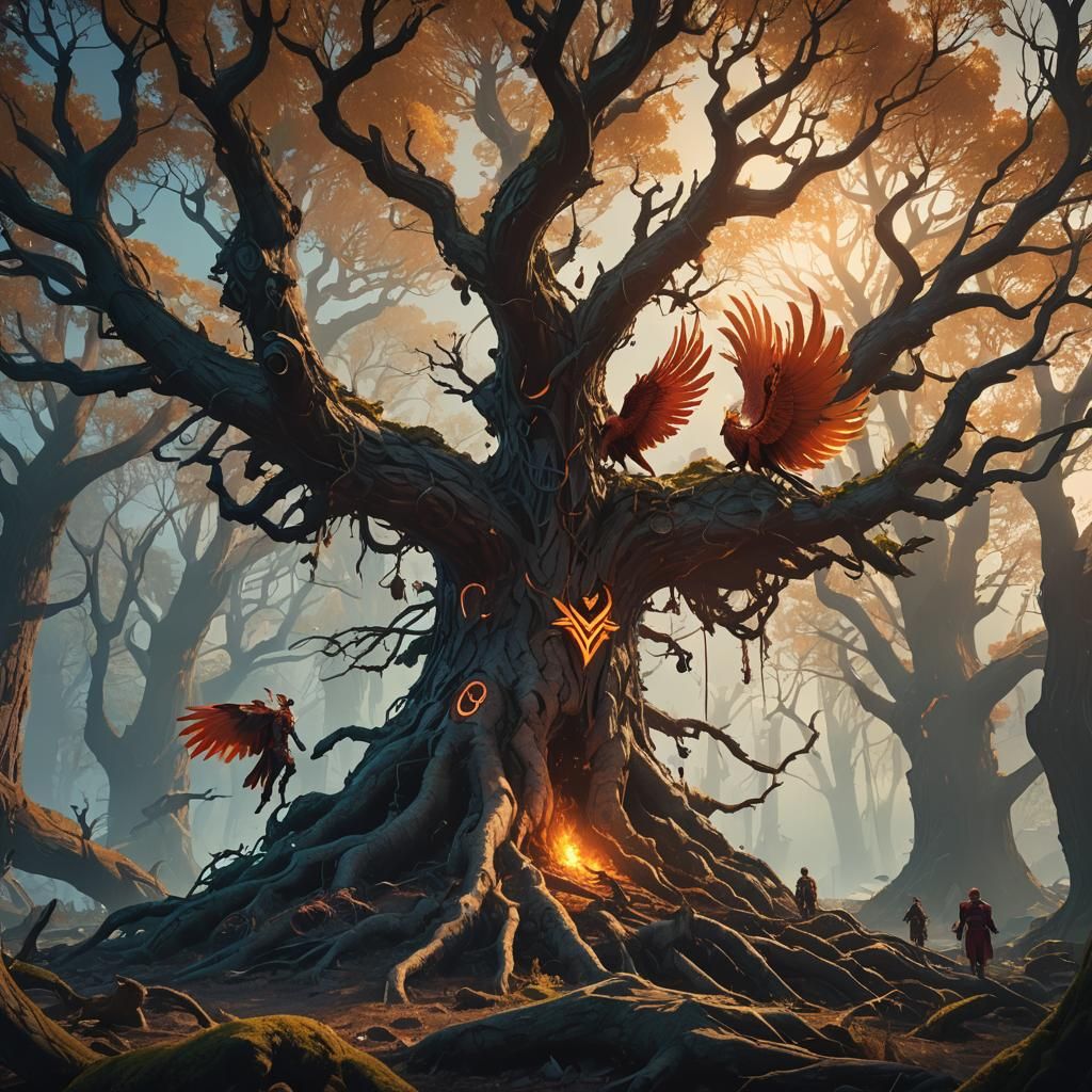 Superheroes and Mythical Creatures in Fantasy Realm