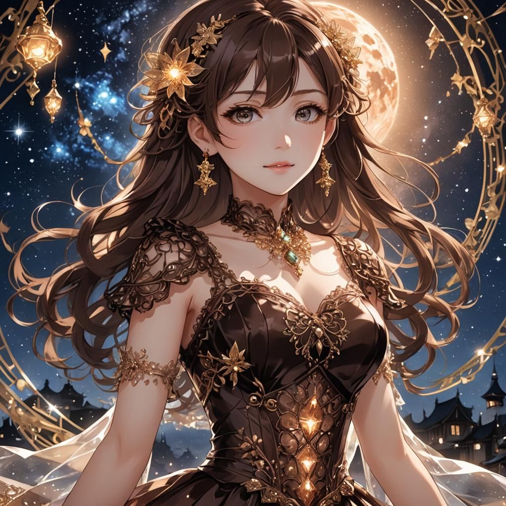 Lady in Chocolate Dress, Anime Key Visual