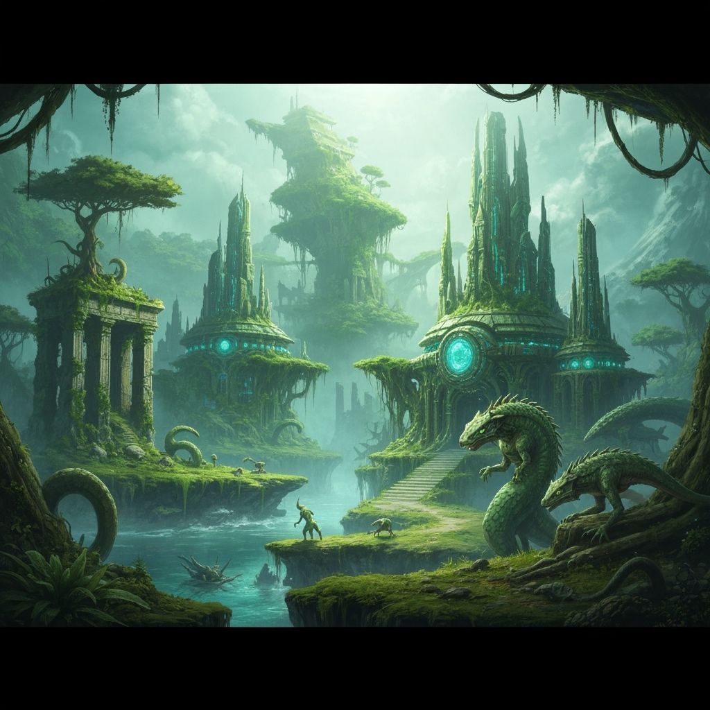 Overgrown Earth: Reptilian Civilization Reclaims Planet