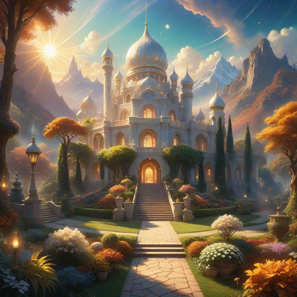 Whimsical Palace in Enchanted Valley