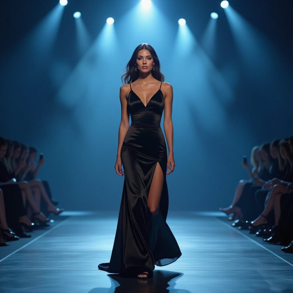 Beauty Pageant Runway: Cinematic Film Still